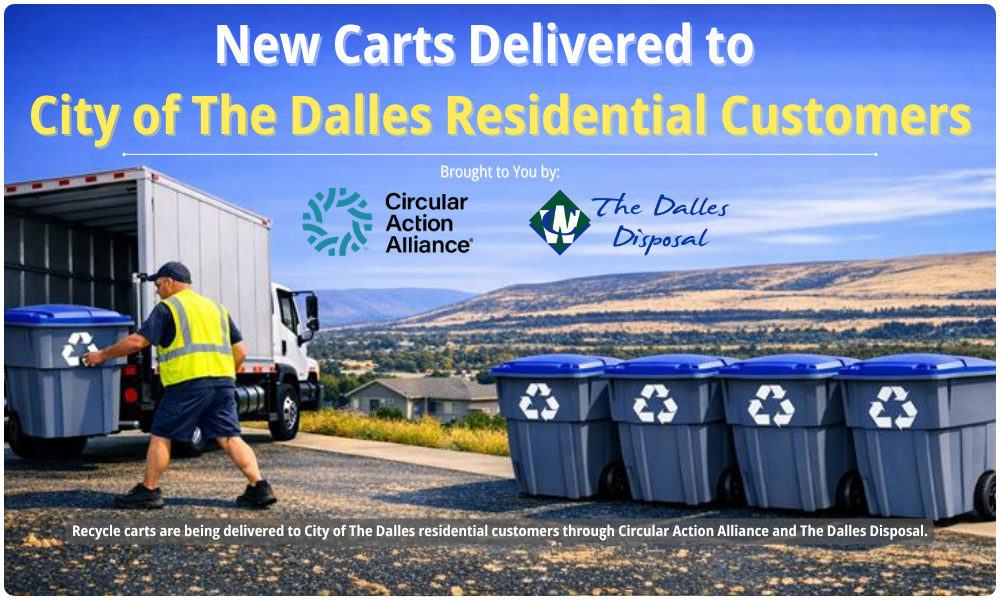 residential customers recycle carts